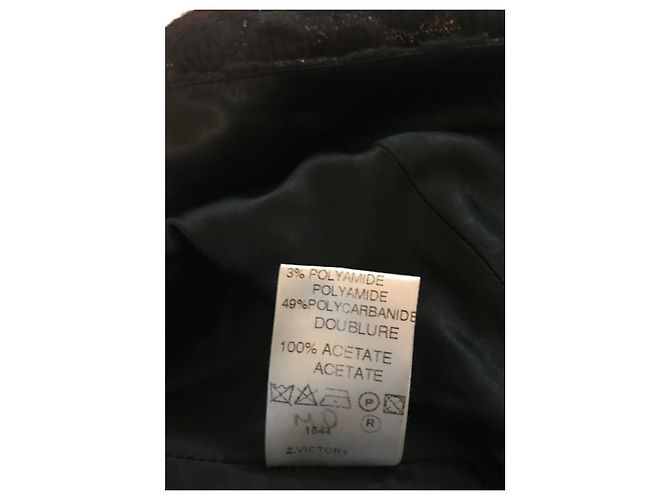 Tara Jarmon Trägerloses Kleid aus Wollmischung Schwarz - Ansicht 3