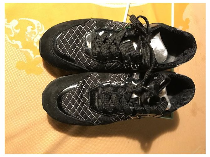 Hogan Turnschuhe schwarz mit silbernen Mustern - Ansicht 3