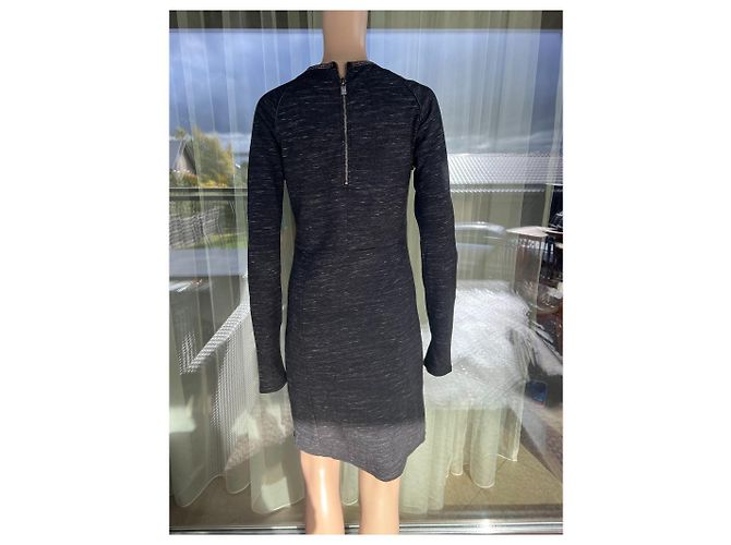 Maison Scotch Kleid grau aus Viskose - Ansicht 3