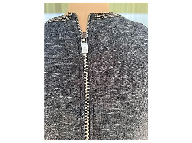 Maison Scotch Kleid grau aus Viskose - Ansicht 4