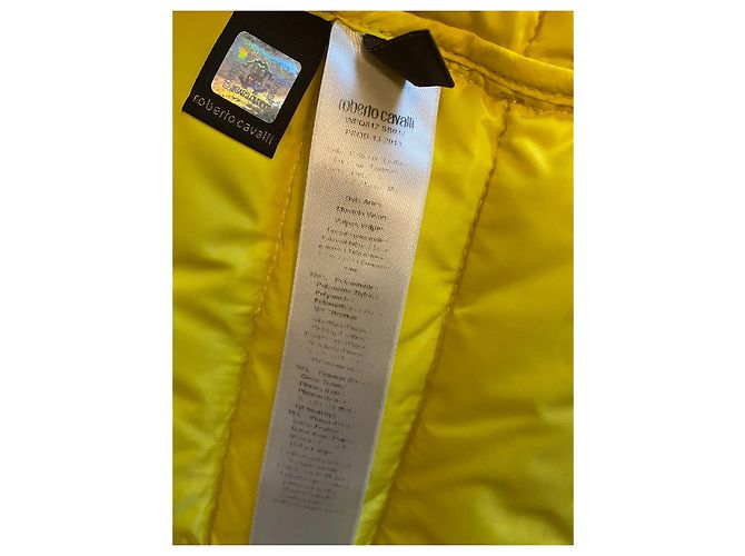 Giubbotto di Roberto Cavalli, puffer Giallo - vista 12