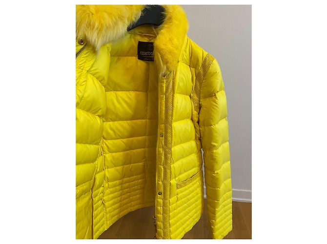 Giubbotto di Roberto Cavalli, puffer Giallo - vista 4