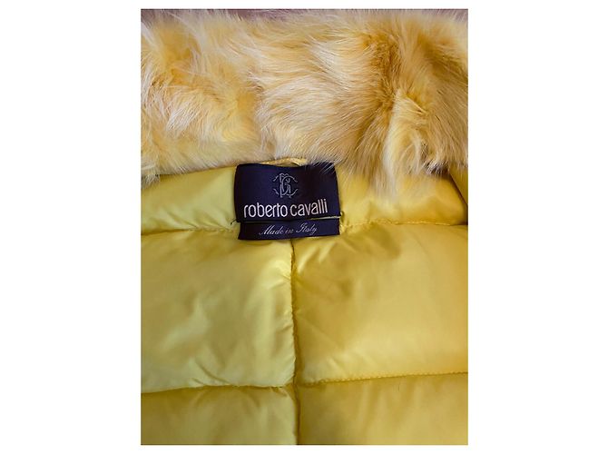 Giubbotto di Roberto Cavalli, puffer Giallo - vista 9