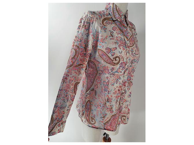 Etro Camisa de algodão e elastano Multicor - vista 4