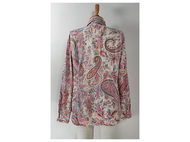 Etro Camisa de algodão e elastano Multicor - vista 5