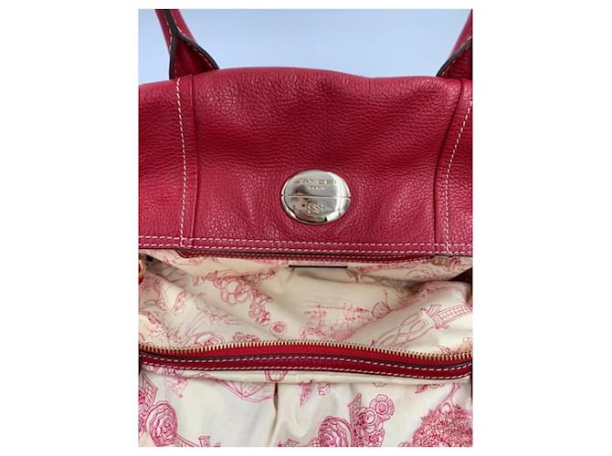 Lancel Louyetu Ledertasche Rot - Ansicht 3