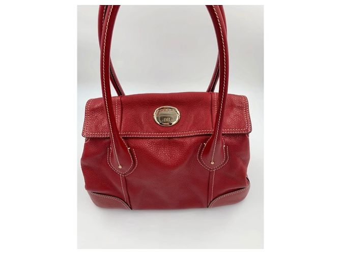 Lancel Louyetu Ledertasche Rot - Ansicht 5