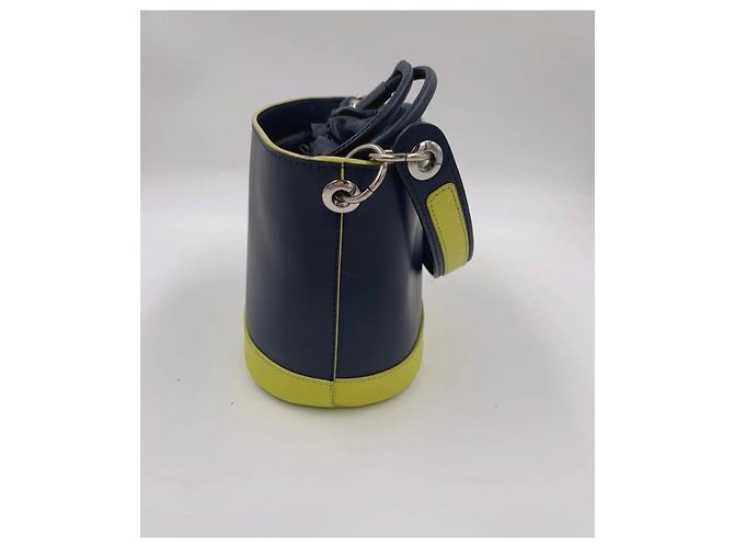 Borsa Coquette Le Tanneur Verde Blu navy - vista 2