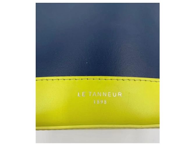 Borsa Coquette Le Tanneur Verde Blu navy - vista 9