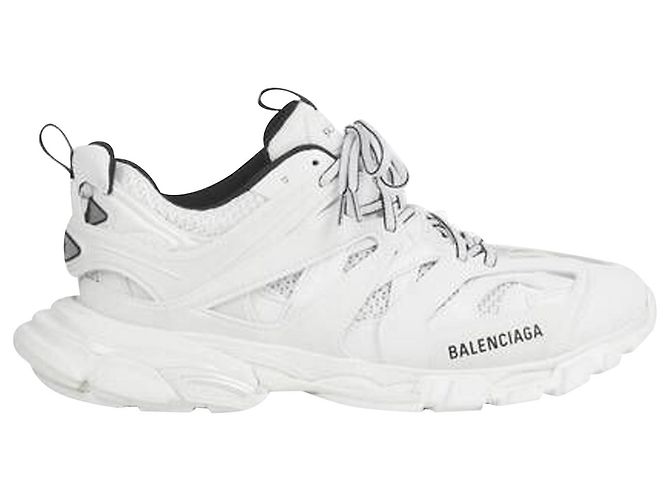 First Balenciaga Track Sneaker in White Polyurethane - view 13
