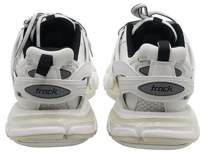 First Balenciaga Track Sneaker in White Polyurethane - view 4