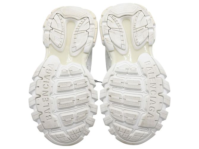 First Balenciaga Track Sneaker in White Polyurethane - view 5