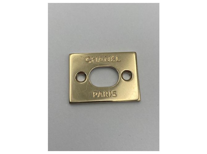 CHANEL chiusura  CC turnlock dorata D'oro - vista 6