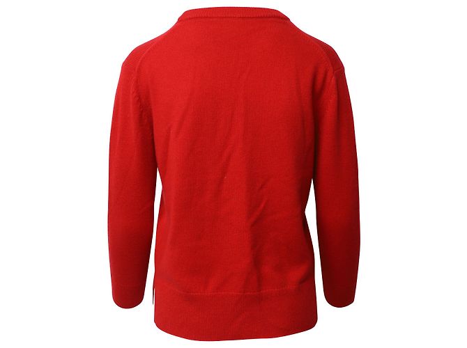 Kate Spade All Dolled Up Pullover aus roter Wolle - Ansicht 3