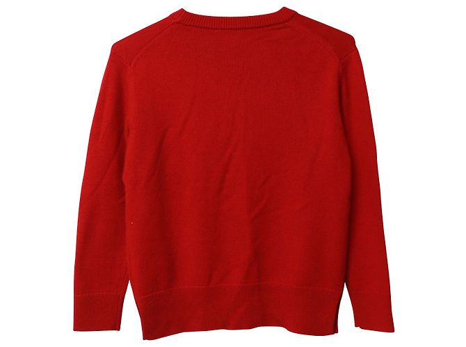 Kate Spade All Dolled Up Pullover aus roter Wolle - Ansicht 5