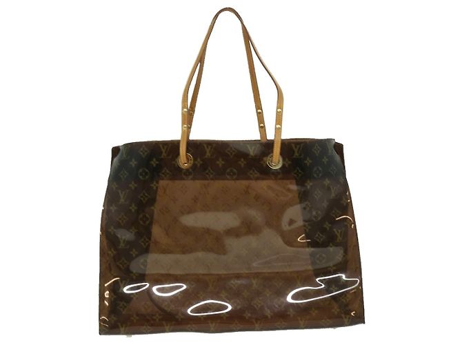 LOUIS VUITTON Monogram Vinyl Cabas Cruise Umhängetasche M50500 LV Auth ar7747b Braun - Ansicht 2