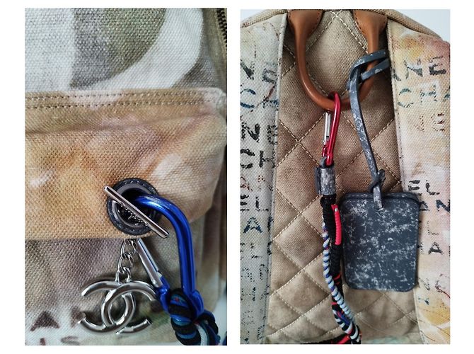 Chanel Graffiti beige Rucksack - Ansicht 8