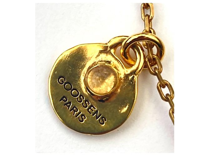 Collana con ciondolo medaglia Goossens D'oro - vista 2