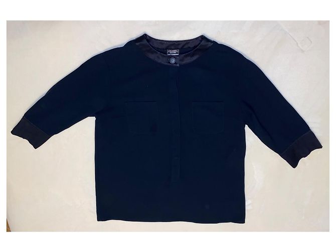 Cambon Camicetta Chanel Uniforme Blu Navy Poliestere M - vista 4