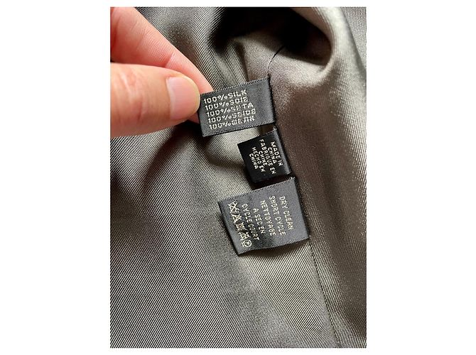 Ralph Lauren Black Label Weste aus Seide Silbergrau - Ansicht 6