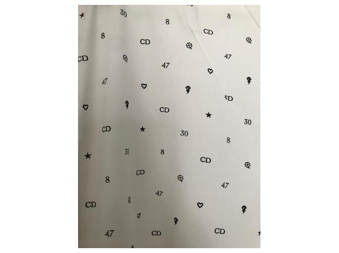 Camicia Dior Monogramma in Cotone Nero Bianco - vista 2