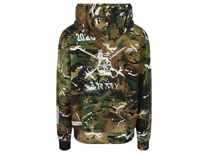 Heron Preston HP X Camo-Hoodie des Verteidigungsministeriums - Ansicht 2