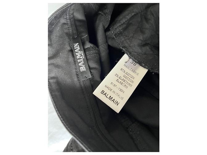Balmain Black Cargo Trousers - view 11