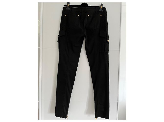 Balmain Black Cargo Trousers - view 3