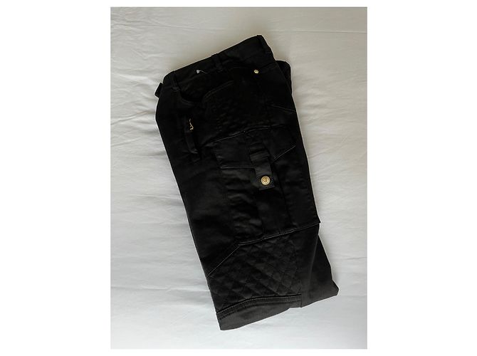 Balmain Black Cargo Trousers - view 4