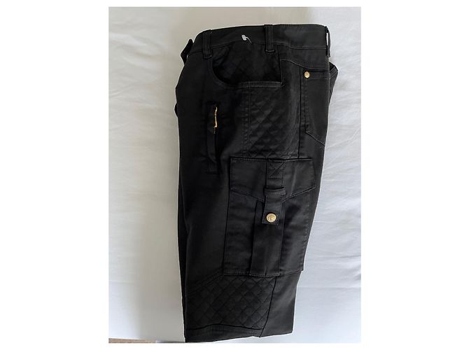 Balmain Black Cargo Trousers - view 8