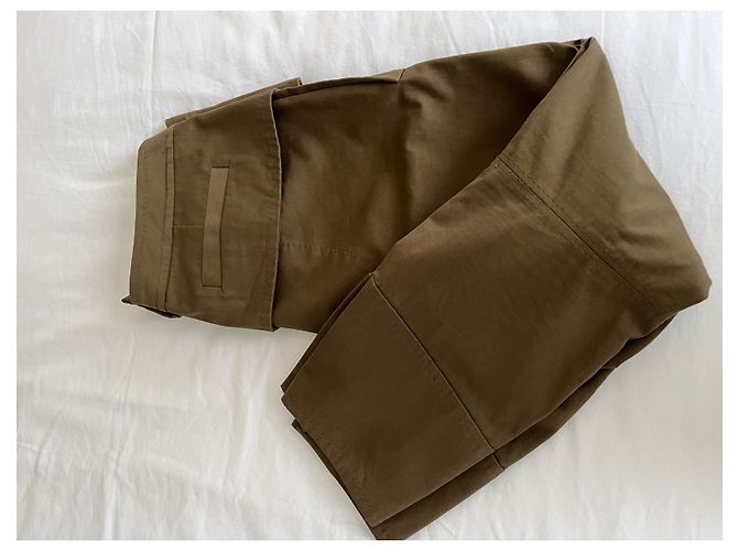 Pantalones Cargo Cropped Dsquared2 Verde Oscuro Algodón - vista 7