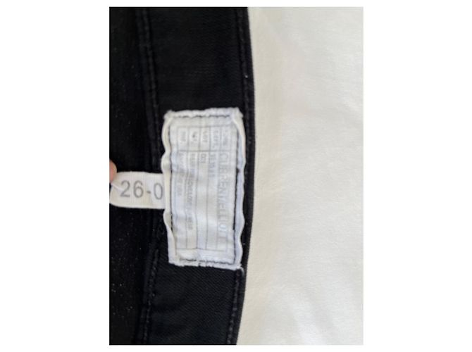 Jeans Moto Ankle Current Elliott Neri Cotone Nero - vista 10