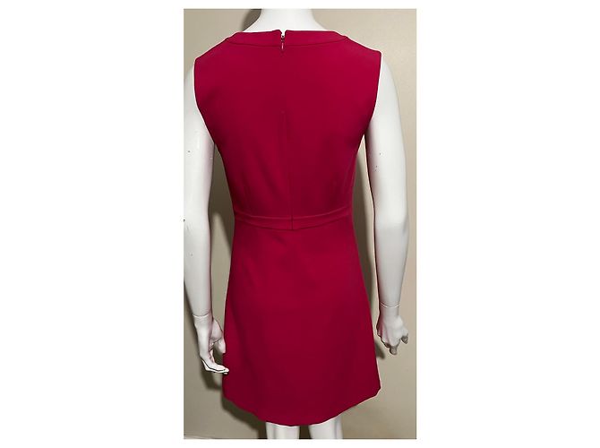 Diane Von Furstenberg vestido recto DvF Fleur Roja - vista 3