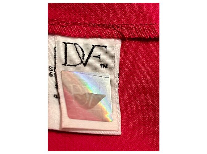 Diane Von Furstenberg vestido recto DvF Fleur Roja - vista 5