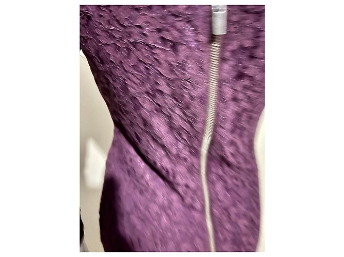 Diane Von Furstenberg Vestido de encaje burdeos Zarita de DvF Púrpura - vista 5