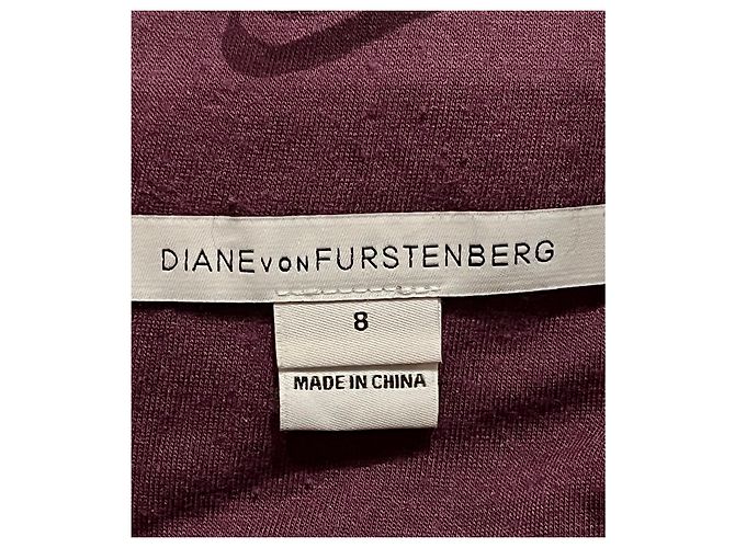 Diane Von Furstenberg Vestido de encaje burdeos Zarita de DvF Púrpura - vista 8