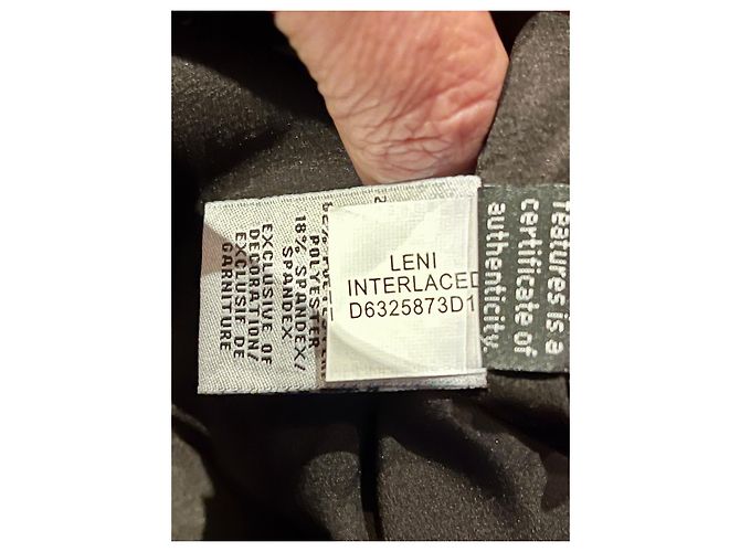 Diane Von Furstenberg DvF Leni Interlaced Seidenkleid neu mit Etikett Schwarz Pink - Ansicht 9