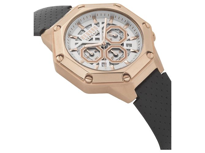 Versus Versace Palestro Leather Watch - view 3