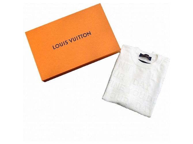 Louis Vuitton Pullover T-Shirt Schnitt Weiß - Ansicht 7