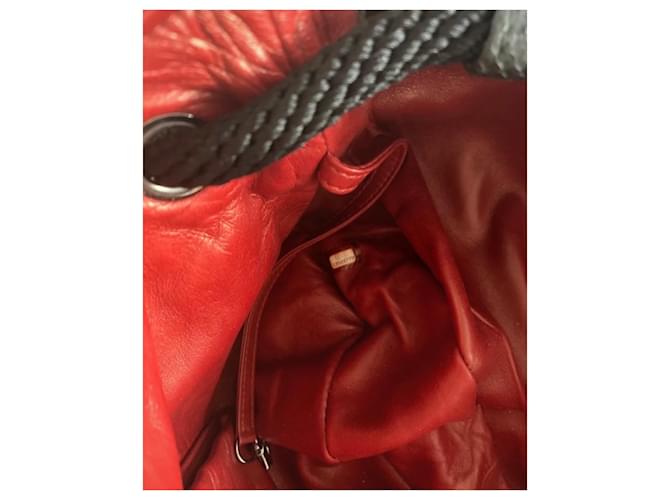 Borsa cabas Chanel in pitone nero - vista 5