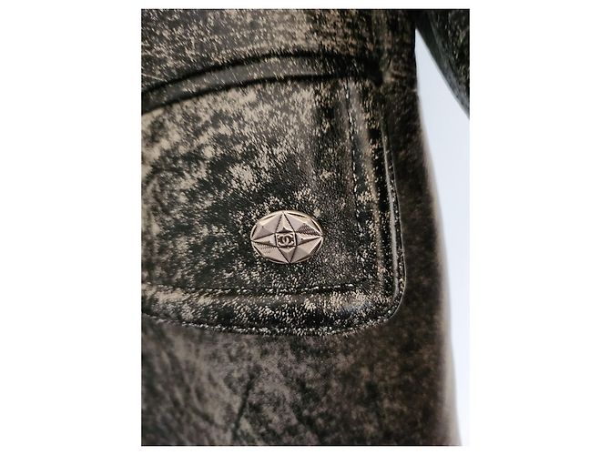 Incredibile cappotto Chanel Silver hardware - vista 4