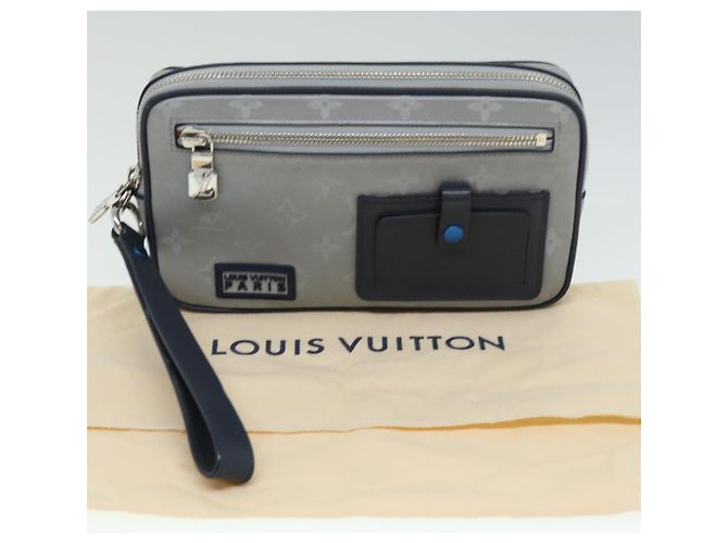 LOUIS VUITTON Monogram satellite Pochette Argento M44171 LV Aut 32349alla - vista 12