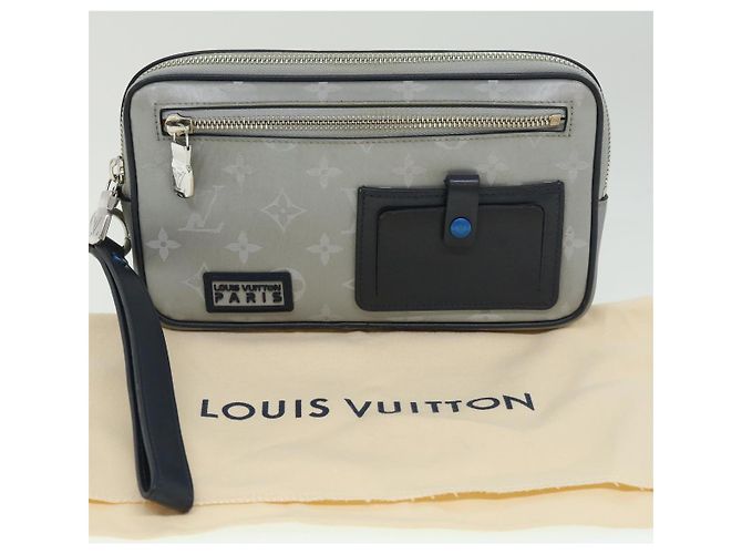 LOUIS VUITTON Pochette Satellite Alpha con monogramma argento M44171 LV Aut 32344alla - vista 12