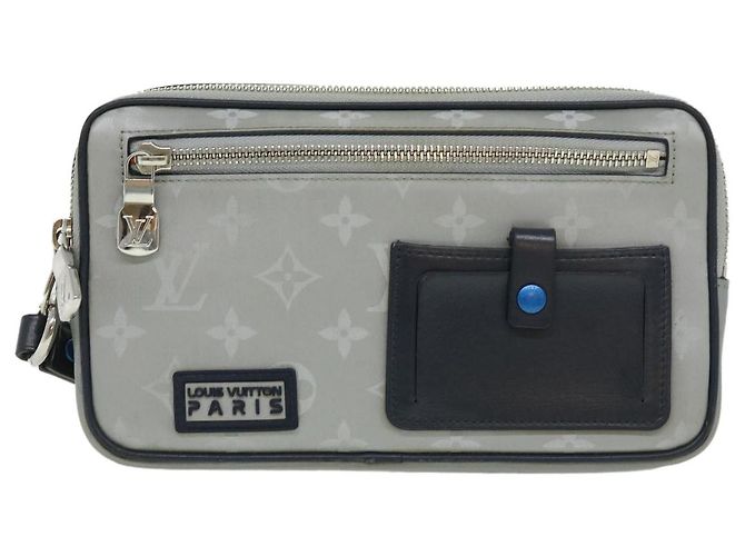LOUIS VUITTON Pochette Satellite Alpha con monogramma argento M44171 LV Aut 32344alla - vista 13