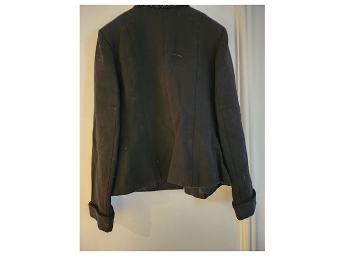 Giacca nera Little Chanel Nero Blu navy - vista 5