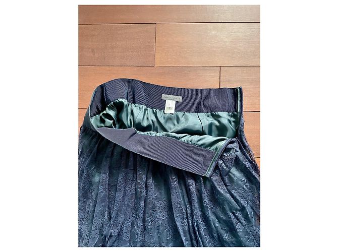 Falda corta de encaje Alberta Ferretti Azul Azul marino Azul oscuro - vista 6