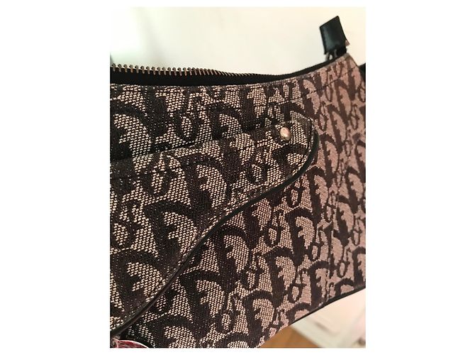 Borsa Dior Saddle Oblique Monogramma Nero Bianco Grigio - vista 11