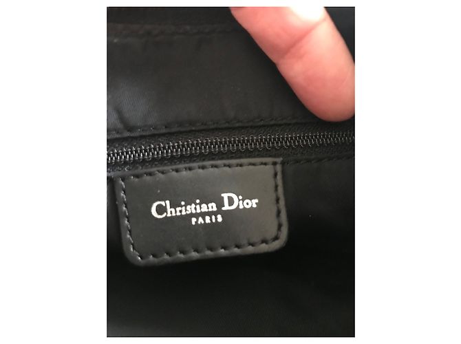 Borsa Dior Saddle Oblique Monogramma Nero Bianco Grigio - vista 8