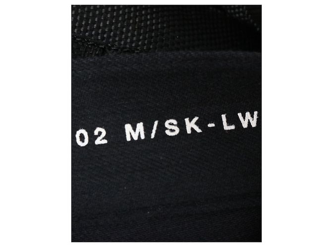 Jeans Saint Laurent Raw in denim di cotone nero - vista 3