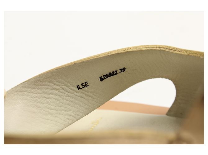 Paul Smith Rose Gold Leather Sandals - view 8